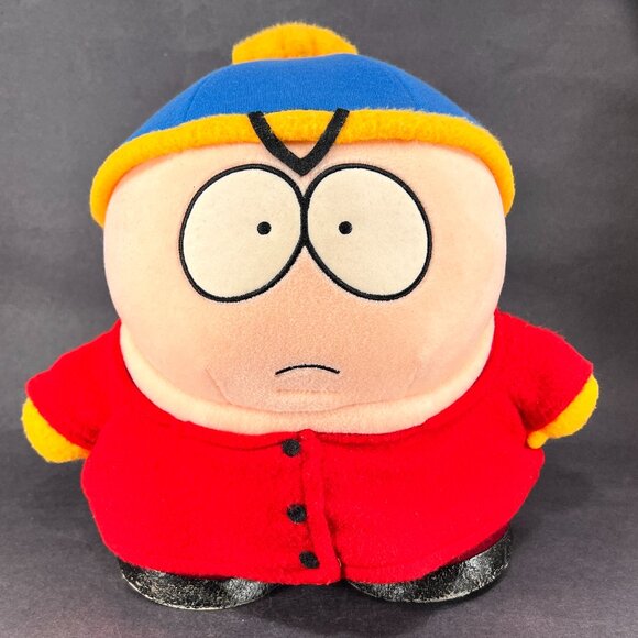 Vtg Cartman Eric South Park Plush 11" Toy Doll Comedy Central Weighted Feet 90s - Picture 1 of 15
